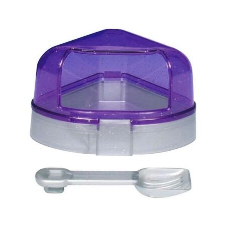 Trixie Ecktoilette mit Dach für Kleinnager