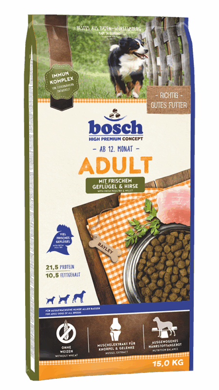 Bosch Geflügel+Hirse 15kg