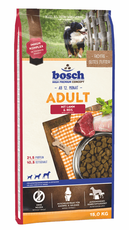 Bosch Lamm+Reis 15kg