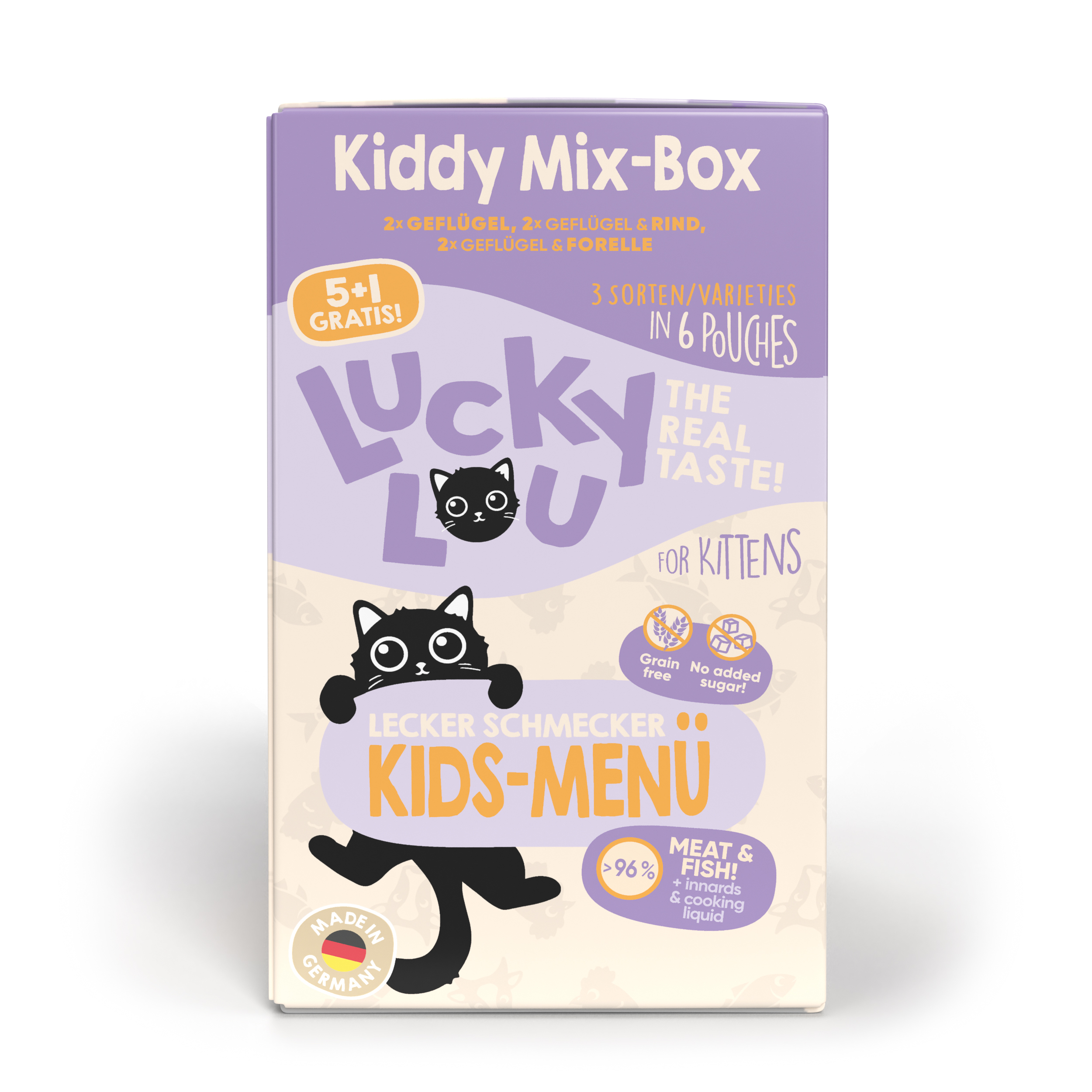 4260688855415_lulu_life_kitten_kiddy_mixbox_6er_125g_front_slim_300dpi_2500px LuckyLou LS Kitten MP 6x125gP